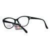 SA106 Cat Eye Multi 3 Focus Progressive Reading Glasses Black 1.5