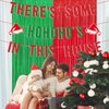 Merry Christmas Banner, Fufuddz Funny Xmas Decorations Clearance There's Some HoHoHos in This House Garland with Red Green Fringe Curtains Holiday Party Supplies Indoor Birthday Gifts for Women Men