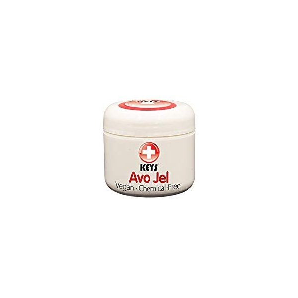 Keys Avo Jel All Natural, Vegan, Chemical-Free Alternative Naturals Petroleum Jelly Free Skin Protectant made from Pure Organic Jellied Avocado Oil, No Wax, No Synthetic Ingredients, 2 ounces