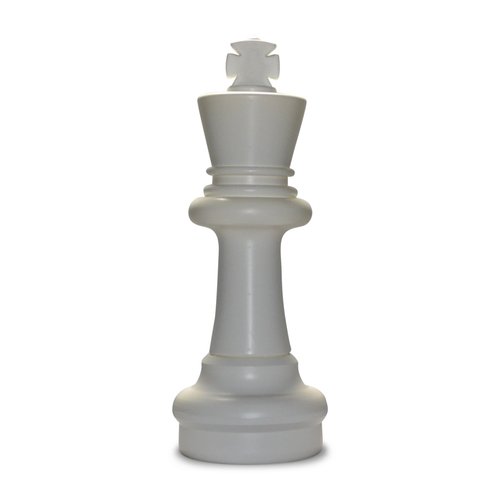 MegaChess Individual Plastic Chess Piece - King - 25 inches Tall - White - This Item is A Component of The 25 inch Giant Chess Set - Not Intended for Home Decor