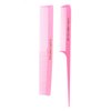 Allegro Combs Rat Rail And Barber Comb Stylist Combs Set Rattail Styling Parting Comb Hair Stylist Tail Comb Men Combs Women Combs Kids Comb Fresh Color 2 Pc. (Fresh Pink)