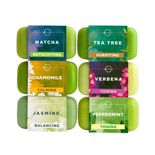 O Naturals Bar Soap for Men - 6-Pcs Mens Soap Bar - Natural Soap - Men Bar Soap - Body Soap Bars - Natural Soap for Men - Organic Men's Soap Bars - Exfoliating Soap Bar - Herbal Essential Oils