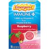 Emergen-C Immune+ Vitamin C 1000mg Powder, Plus Vitamin D And Zinc (Raspberry Flavor), Immune Support Dietary Supplement Fizzy Drink Mix, Antioxidants & Electrolytes, 0.32 Ounce (Pack of 10)