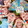 48 PCS Transportation Party Favors 24PCS Tattoos Stickers 24PCS Slap Bracelets Wristbands Perfect for Themed Birthday Baby Showers or Classroom Rewards Ideal Decor and Gifts for Girls and Boys