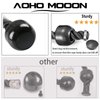 AOHO MOOON Upgrades Tricep Rope LAT Pull Down Cable Attachment, 27 inches, Exercise Machine Attachments Pulley System Gym Workout Rope.
