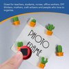 DIYMAG Adhesive Magnetic Squares, Flexible Sticky Magnetic Tape (Each 20x20x2mm), Magnetic Sheets with Adhesive for Crafts, Photos and Storage, Easy to Peel & Stick-30Pcs