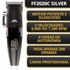JRL Professional | FreshFade FF220C Silver | Professional Hair Clippers w/Cool Blade Technology. Rechargeable, with LCD Display and Corrosion Proof | (Silver)