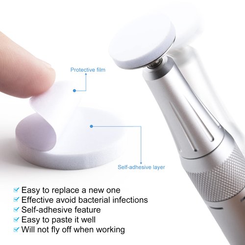 NMKL38 50pcs Nail Buffing Self-Adhesive Replaceable Sandpaper Polishing Files Sanding Pads Pedicure Shiner Tools for 25mm Disc