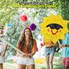 Smiling Sun Pinata, 21 Inch - Includes hanger - Birthday Party Supplies and Decor
