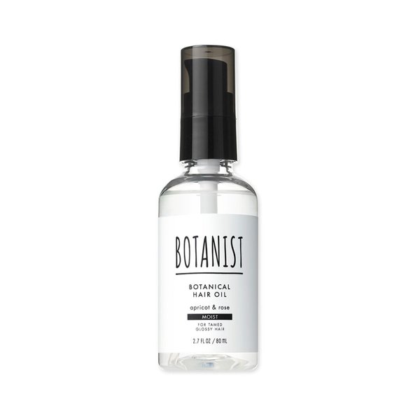 Botanist Botanical Hair Oil, Hydrating Oil Treatment for Dry Hair - Moist, Apricot & Rose, 80 ml (2.8 fl oz)