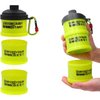 SPEQT Protein Powder Stackable Container To Go,with Top Cap Funnel for Water Bottle,Twist Lock Portable Supplement Organize Storage Dispenser for Pre/Post Workout,Fitness,Travel,Gym