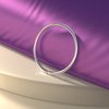 Tiny Silver Nose Ring - Snug 7mm Hoop 20 Gauge Piercing – Dainty 925 Sterling Silver Nose Piercings – Body Jewelry Piercing Hoops – Gift Ready Purchase