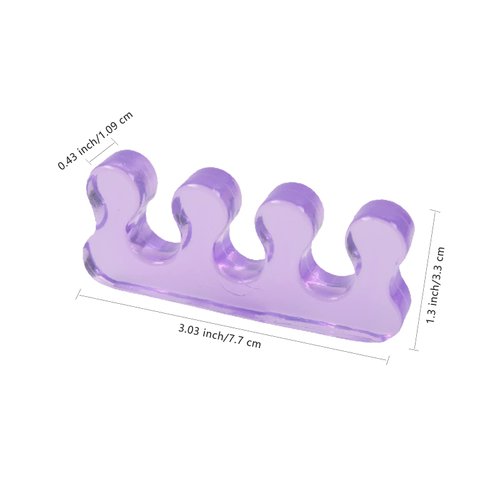 Toe Separators for Nail Polish, Toe Spacers Gel Toe Separator Toe Dividers Pedicure for Toenail Finger Tools 4 Colors IRCHLYN (4 Pairs)
