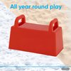 Superio Snow Brick Maker Snow Sand Beach Toys for Kids and Adults Igloo Snow Block Form for Building Snow Forts or Sandbox Play Sand Toys Beach Essentials, Red/Blue