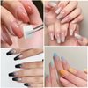 Fcozpjk 200Pcs Soft Nail Sponges for Ombre, Square Mini Nail Art Sponges, Aura Nails, Ombre Nail Brush, Gradient Nail Design Tools, Gel Polish Blending Sponge Applicator