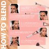 Pro Face Contour Brush Set - Synthetic Contouring Sculpting and Highlighting Kit - Cream Blush Powder Flat Nose Cheek Round Small Angled Fan Tapered Precision Kabuki Foundation Makeup Brushes