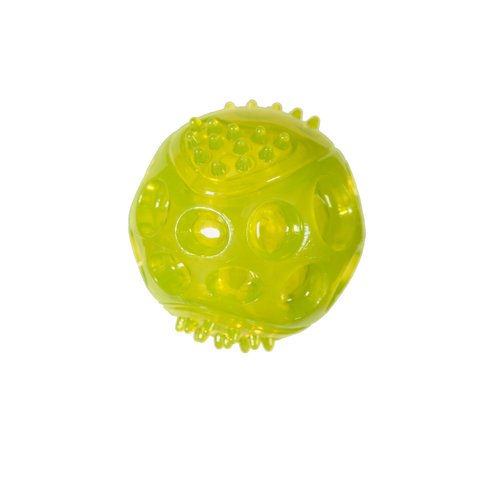 Chase 'n Chomp Durable TPR Squeaking Fetch Ball Dog Toy, 3"