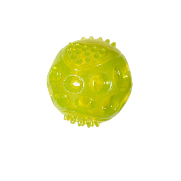 Chase 'n Chomp Durable TPR Squeaking Fetch Ball Dog Toy, 3"