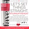 fave4 hair Travel Size Heat Protectant, Smooth for Sure Smoothing Blowout Cream for Shine, 1 fl oz