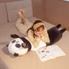 Yeqivo Long Panda Plush Pillow, Soft Panda Long Body Throw Pillow, Cute Panda Stuffed Animal Pillow for Kids, Long Panda Pillow Plush Toys Gifts(27.55inch/70cm)