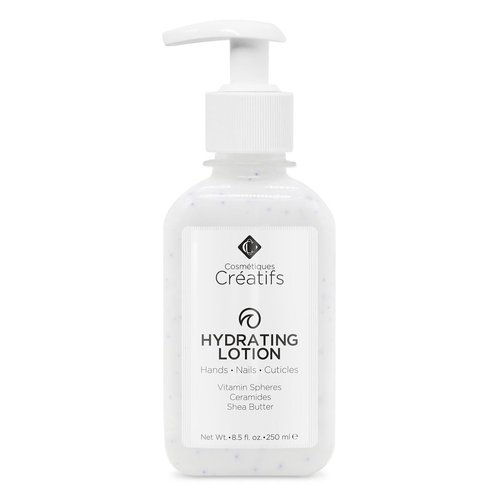 Cosmétiques Créatifs Hydrating Lotion for Dry Hands, Nails, and Cuticles, 8.5 fl. oz., Daily Moisturizing Skincare for Soft, Sensitive Skin with Shea Butter and Ceramides