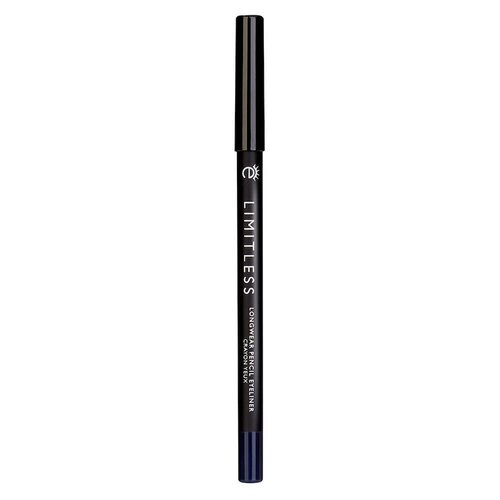 Eyeko Limitless Long-Wear Pencil Eyeliner - Destiny Deep Royal Blue - Waterproof Creamy Vegan Formula 0.5g
