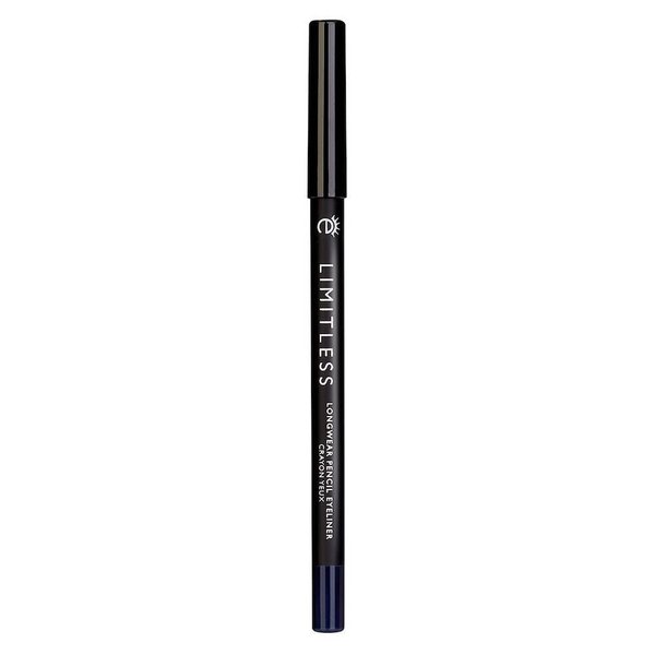 Eyeko Limitless Long-Wear Pencil Eyeliner - Destiny Deep Royal Blue - Waterproof Creamy Vegan Formula 0.5g