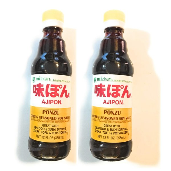 Mizkan Ponzu Citrus Seasoned Soy Sauce 12 Fl Oz(2 Pack)