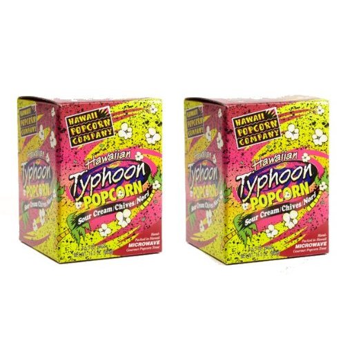 2 of 3pk Hawaiian Typhoon Microwave Popcorn Gift Box