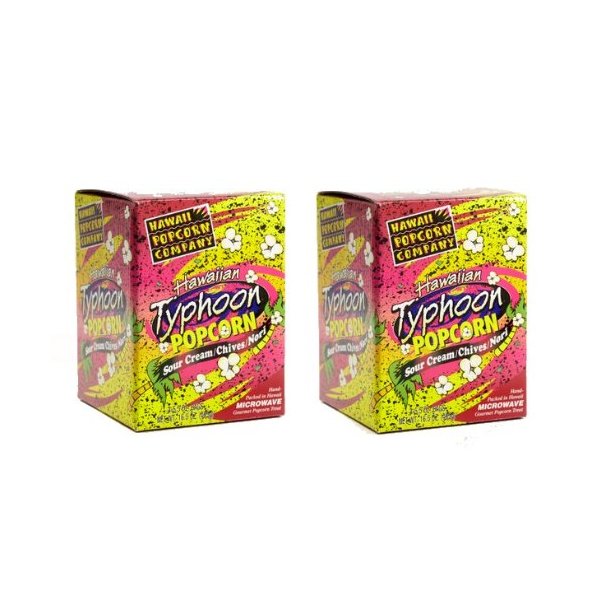 2 of 3pk Hawaiian Typhoon Microwave Popcorn Gift Box
