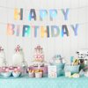 DIY Banner Kit with Letters Banner Letters Holographic Customizable Birthday Banners Graduation Banner Custom Party Hanging Banner for Graduation Wedding Party Baby Shower Decoration (Holographic)