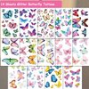 CHARLENT Glitter Butterfly Temporary Tattoos for Girls - 14 Sheets Glitter Butterfly Tattoos for Girls Birthday Party Favors Goodie Bag Fillers