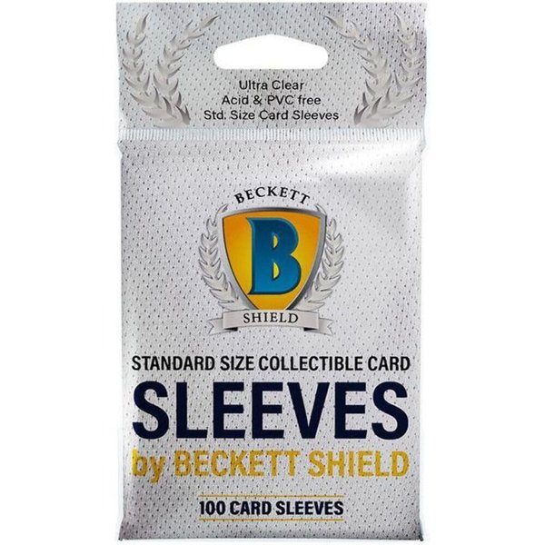 Beckett Shield: Collectible Card Sleeves 100 CT – MGT Card Sleeves are Smooth & Tough – Compatible with Pokemon, Yugioh, & Magic The Gathering Card Sleeves