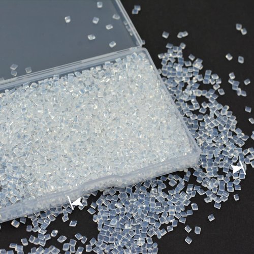 Italian Keratin Glue Granule Pellets Transparent Keratin Glue Granules Beads for Nail/I Tip Hair Extensions (50g)