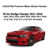 5182327AA Premium Wiper Washer Nozzles Fit for Dodge Challenger/Charger 2011-2017 | Chrysler 300 (2011-2023), Windshield Washer Fluid Jet Nozzle | Easy to Install | 2 Pack, Ref 68260029AA, 58147