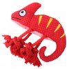 Dog Squeaky Toys,Cartoon Lizard Shaped Puppy Chewing Toys Durable Stuffed Plush Dog Toys for Aggressive Chewers