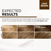 Fedulili Light Brown Hair Dye Shampoo for Color Treated, 3-in-1 Long Lasting, Gray Hair Coverage for Women and Men, 500 milliliters