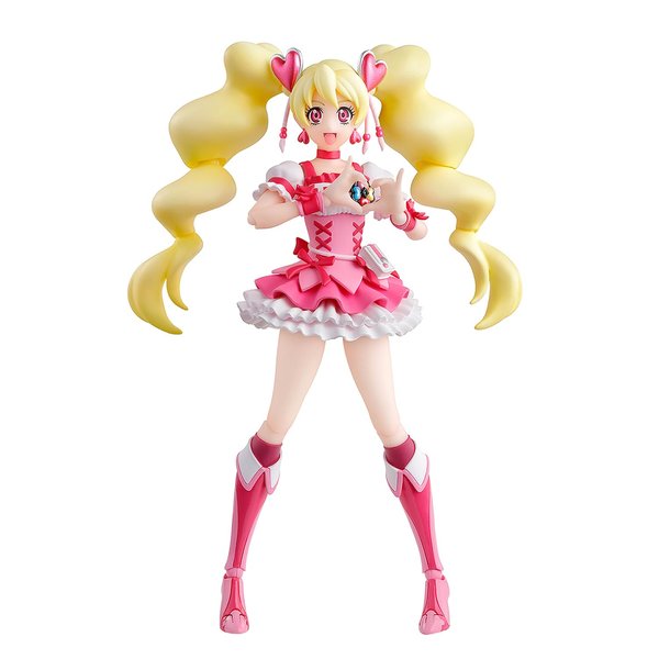 BANDAI Spirits S.H. Figuarts Fresh Pretty Cure! Cure Peach PreCure Character Designer's Edition, Approx. 5.3 inches (135 mm), ABS & PVC Pre-Painted Action Figure
