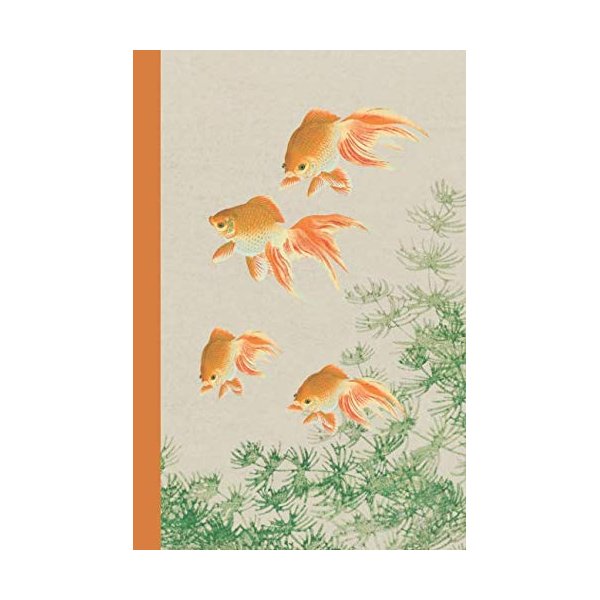 Sketchbook: Fishpond (Golden Pond) 6x9 - BLANK JOURNAL WITH NO LINES - Journal notebook with unlined pages for drawing and writing on blank paper