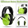 4 Pcs Kids Ear Protection Earmuffs Hearing Adjustable for Noise Reduction for Toddlers 27NRR Noise Cancelling Earmuffs (Pink,Green,Blue,Red)
