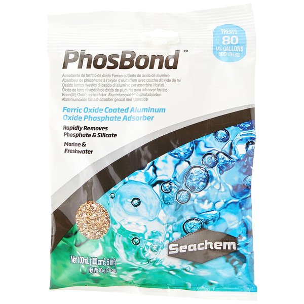 Seachem PhosBond Phosphate Silicate Remover Aquarium Filter Media, 100ml