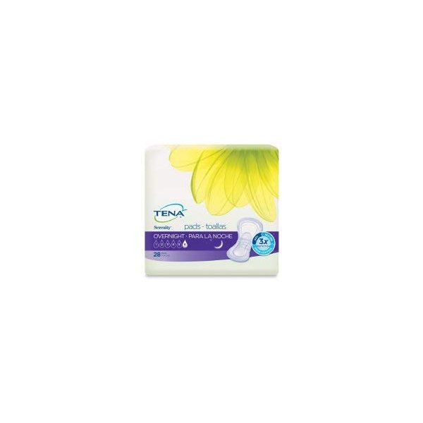 TENA Intimates Overnight Pads 16 Inch Length Box Of 28