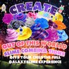 Mini Galaxy Slime Kit, Galactic Slime Ball Making Kit with Glow in The Dark Stickers, DIY Glitter Crunchy Foam Butter Slime Party Favors, Fun Christmas Slime Gifts for Girls Boys Kids 6 7 8 9 10 11 12