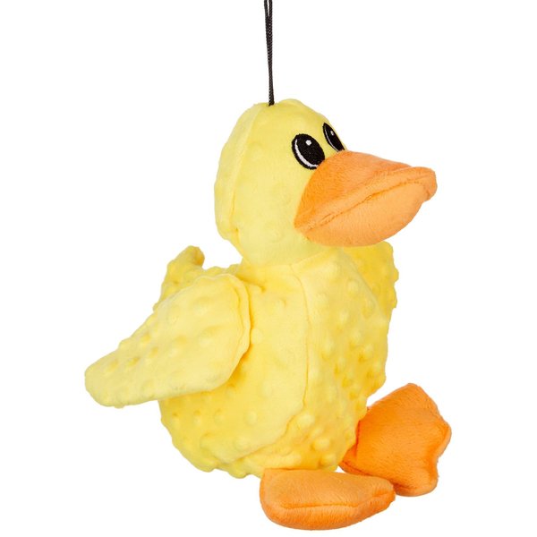 Sqeaky Plush Durable Dog Toys with Multi-Colour,Dotty Friends for Dog by Petlou (12 Inch Dotty Friends Duck)