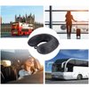 Travel Pillow,Neck Pillow for Traveling U Shaped Memory Foam Black Portable Headrest Sleep Airplane Travel Neck Pillow for Flight, Car & Home,Office