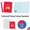 The Best Card Company - 10 Blank Note Cards Boxed (4 x 5.12 Inch) - All Occasion Notecards, Vehicles and Cars - Happy Campers AM6413OCB-B1x10