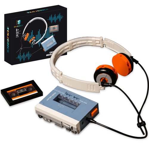 Creator Music Player Building Set Compatible with Lego for Adults,Christmas Toys for Boys and Girls 8-14 Years,Retro Model Building Kit