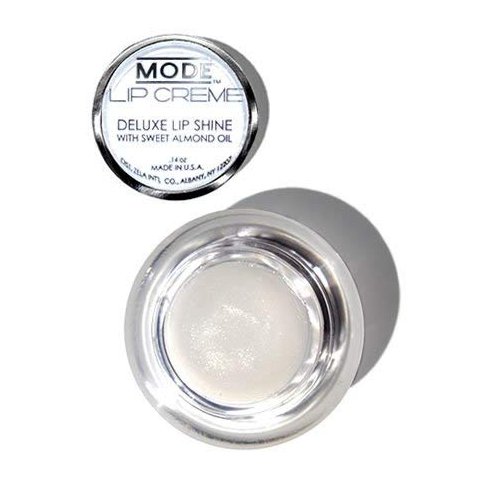 MODE Lip Creme Deluxe Shine Lip Gloss Pot GODDESS Ethereal Clear, Long Lasting Ultra Creamy, Hydrating Sweet Almond Oil Conditioning Organic Shea Butter Natural Skincare, Cruelty Free