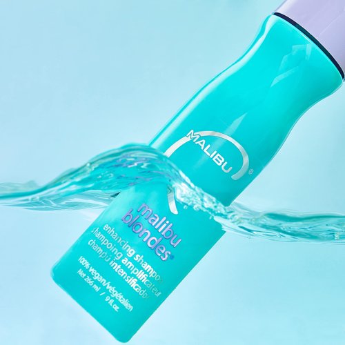 Malibu C Blondes Enhancing Shampoo (9 oz) - Revitalizing Purple Shampoo for Hair Health + Brilliancy - Sulfate-Free, Moisturizing Blondes Shampoo