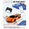 BEZGAR Remote Control Car Licensed RC Car, 1:24 Lambo Toy Car for Kids, Lambo Aventador SVJ Remote Control Model Car Electric Sport Racing Hobby Car for 3 4 5 Year Old Boy Birthday Gift (Orange)